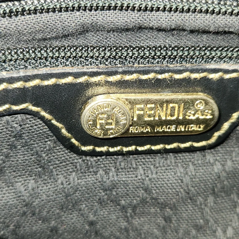 FENDI Pequin Boston Bag w/COA & dustbag - Picture 13 of 16
